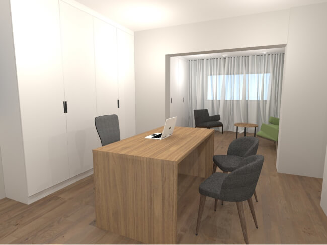 Kantoor interieur